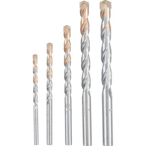 KOMPLET WIERTEŁ DO BETONU MASONRY 5 SZTUK 4-10MM - I-10501892 (1/3)