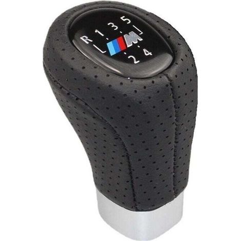 5-speed gear shift knob – Ergonomic design for BMW E34 E36 E38 E39 E46 E53 E60 E61 E63 E64 E83 E90 E91 E92 E93 – Easy installation (1/4)