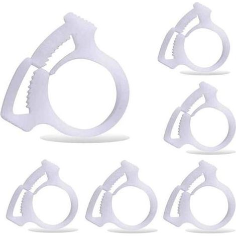 Lot de 6 pinces de fixation B15 pour tuyau de balayage de piscine – ABS haute qualité – Installation facile – Compatible nettoyeurs Polaris 180 280 360 380 480 (1/5)