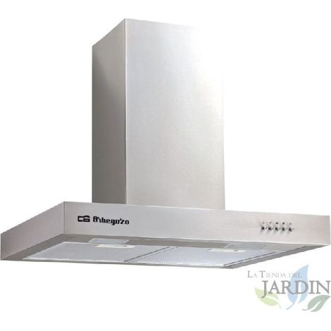Suinga – Hotte décorative 70 cm cheminée réglable – Extraction 647 m3/h – Moteur 190 W – Niveau sonore 69 dB – Lumières LED 2 x 2,5 W