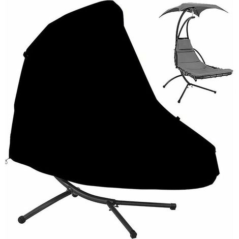 Housse de Chaise Longue Suspendue en Tissu Oxford pour Balancelle de Jardin, Véranda, Pelouse, Protection de Meubles, (1/5)