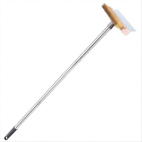 Brosse four à pizza brosse gril amovible long manche gril nettoyage outil (1/5)
