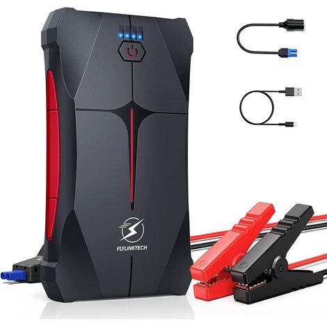 Starthilfe Powerbank 4000A für PKW, 12V, bis 9L Benzin/8.5L Diesel, IP67 wasserdicht (1/5)