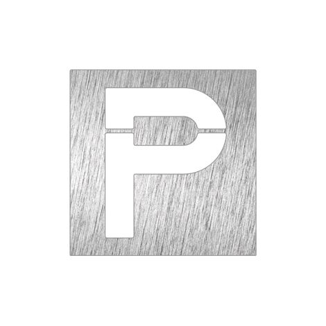 Pictogramme en Acier Inoxydable "Parking" - Fricosmos