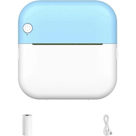 Tragbarer Mini-Taschendrucker für Notizen, Fotos, Etiketten und Memos, blau (1/5)