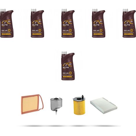 Kit tagliando 4 FILTRI e 6L OLIO compatibile con Fiat Scudo II 1.6 JTD 66kw dal 2007 (1/5)
