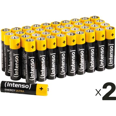 Ensemble de piles INTENSO Energy Ultra Micro, AAA LR03, 80 pièces