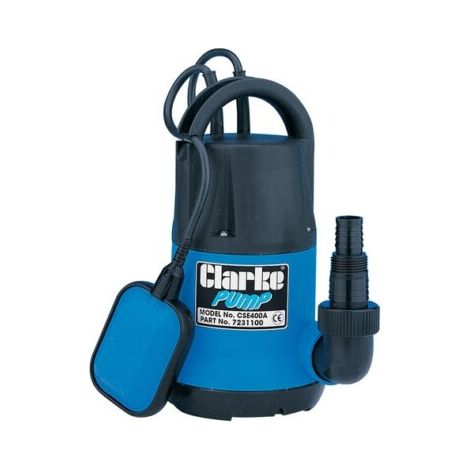 CLARKE SUBMERSIBLE WATER PUMP CLEAN DIRTY 400W AUTOMATIC FLOOD PUMP CSE400A