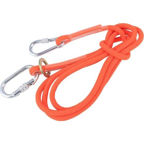 Ineasicer 3M Petite Boucle Travail Aérien Ceinture de sécurité Corde Extérieur Construction Assurance Longe Travail Ceinture de sécurité Antichut (1/4)
