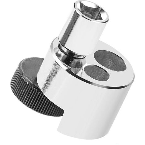 Extracteur de goujons cassés à excentrique à trois trous, outil de démontage de vis à came, en acier au chrome-molybdène, disque denté (1/5)