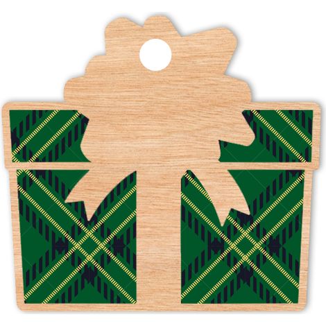 DECORACIONES DE MADERA PARA ÁRBOL DE NAVIDAD D49 regalo (1/3)