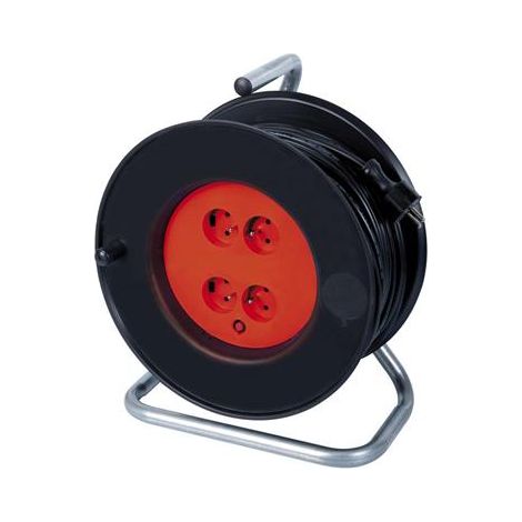 Ribitech - Enrouleur électrique 4 prises 25 m - PREEB25315 (1/2)