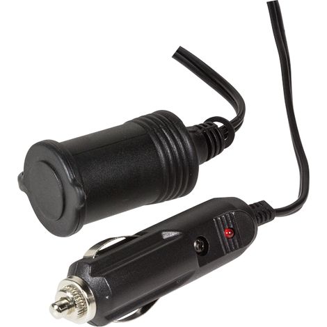 Cable alargador LogiLink para toma de mechero de coche, 12 V, 60 W, 2 m, color negro (1/5)
