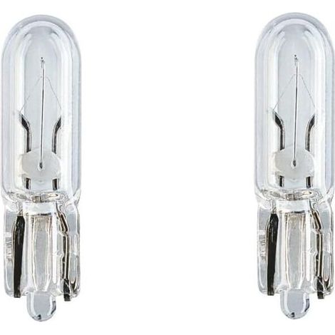 2x Ampoule T5 1W 24V camion fourgon voiture tracteur véhicule agricole réparation changement éclairage lumière
