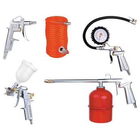 KIT ACCESSORI PER COMPRESSORE 8 pezzi (1/2)