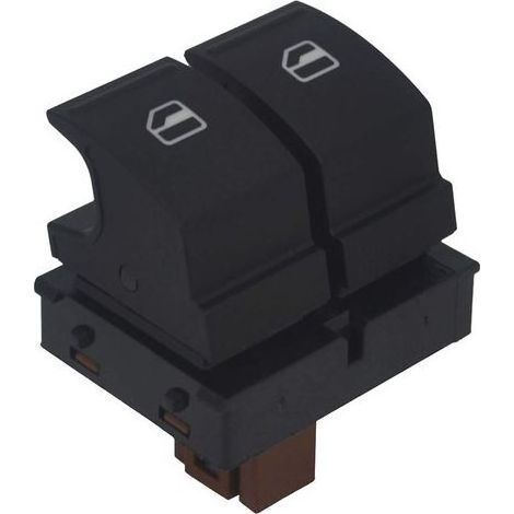 Pulsante alzacristalli elettrico, interruttore alzacristalli per Skoda Octavia Fabia 2 Roomster 1Z0959858 (1/5)