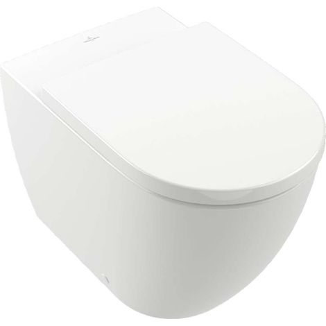 Vaso subway 3.0 wc  a pavimento bianco alpin ceramic plus dim. 370x595x400 mm. senza coprivaso (1/3)