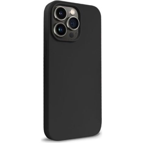 Coque Magnétique - Silicone Liquide - Compatible iPhone 14 Pro Max - Protection Antichoc - Noir - 1 Pièce (1/4)