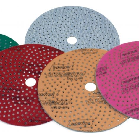 Discos de lijado Norton Cyclonic Multi-AIR - Rojo