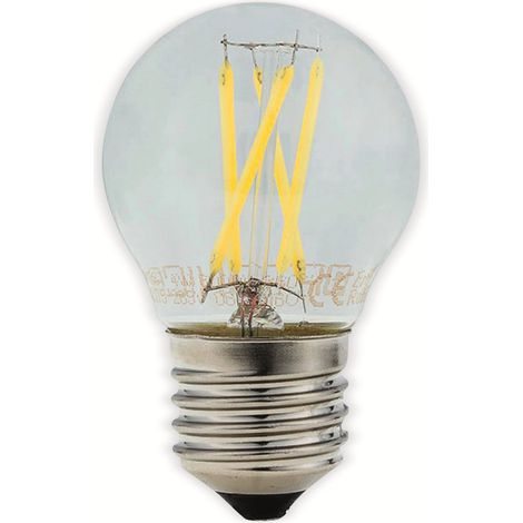 OPTONICA LED-Lampe 1867 Fil, E27, G45,EEK F, 4W, 400lm, 6000K