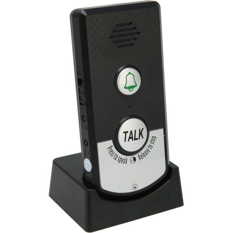 Interphone sans fil avec sonnette - Pénétration du signal optimale - Convient pour maison, hôtel, usine, hôpital - Interface utilisateur intuitive et installation simple