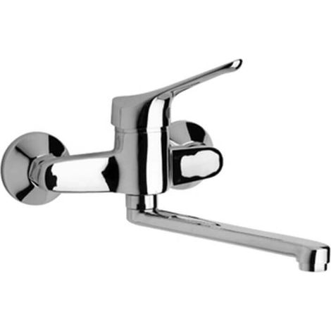 Lavello a muro per cucina o lavanderia Ariel Piralla in ottone cromato 0RE00062A16