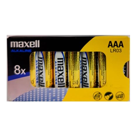 Maxell-Pack of 8 Alkalibatterien lr03 aaa 1,5v