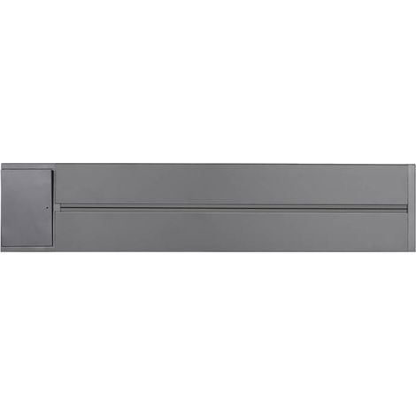 Carril base con interruptor 32A, 40cm KOOB, gris (1/4)