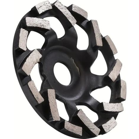 Meule diamantée professionnelle de 5 pouces pour béton et pierre, à dents hélicoïdales pour maçonnerie (1/5)