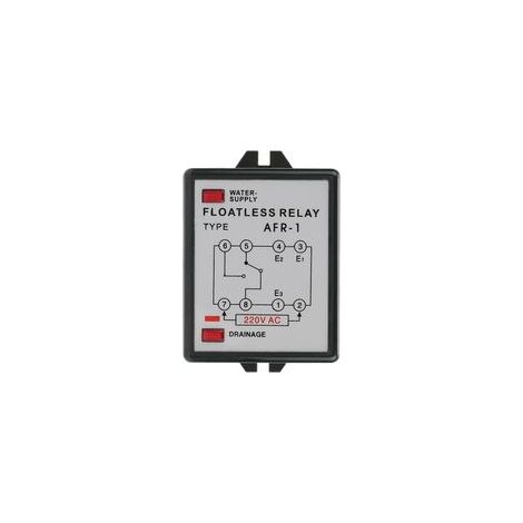 Relais de contrôle de niveau de liquide AFR-1 AC 220V, interrupteur de niveau d'eau (noir) (1/5)
