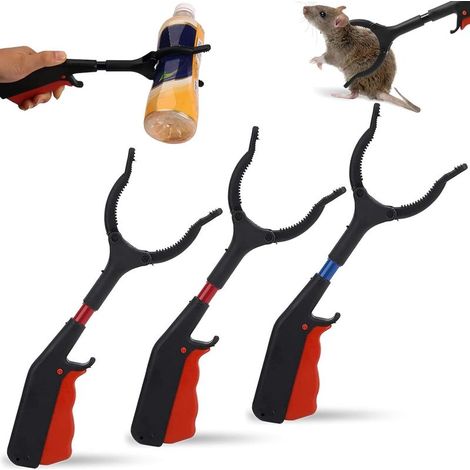 (3 Pièces) Outils de Ramassage,Pince Ordures Pince de Préhension Pince de Ramassage Pince de Préhension pour Seniors Pince de Jardin Outils de Préhension Pouce Pince de Préhension Grabber. (1/5)