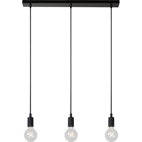 Lampadario Lucide FIX nero 3xE27 max 60W 08408/03/30 (1/5)