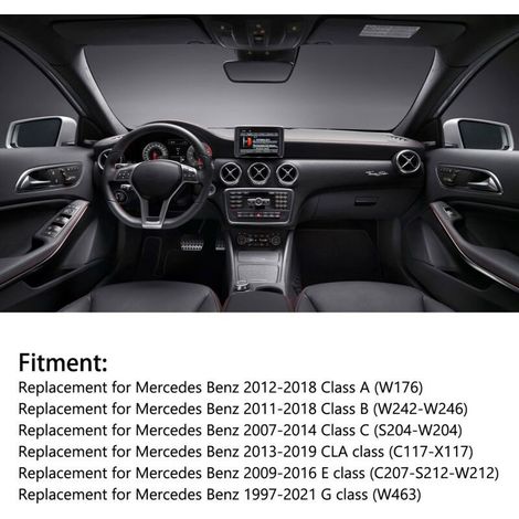 Commande Bouton Lève Vitre 1669054300 . Interrupteur de lève-vitre électrique Remplacement pour Mercedes Benz Classe A W176 2012‑2018