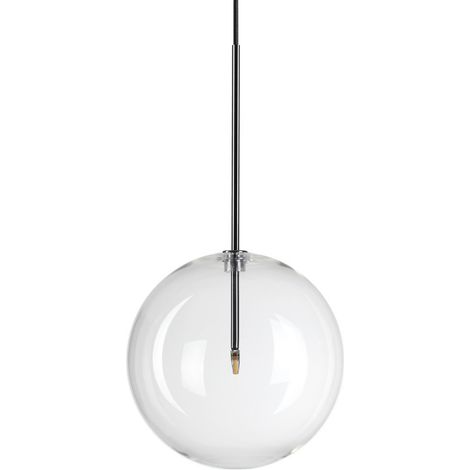 Ideal Lux EQUINOXE 25cm Globe Pendelleuchte Chrom