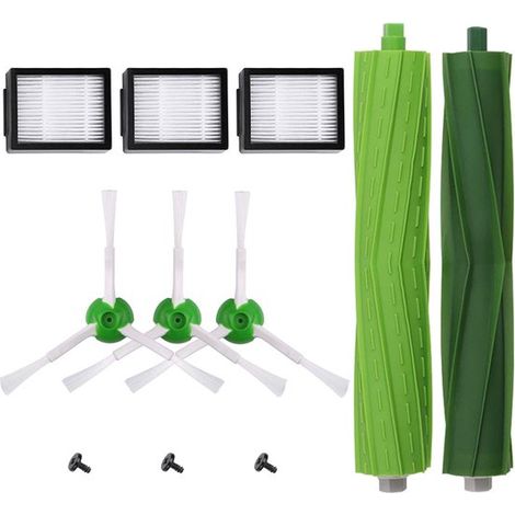 Kit de accesorios de repuesto 11 en 1 (filtros y cepillos) compatible con iRobot Roomba i3/i3+/i4/i7/i7+/E5/E6/E7 (1/5)