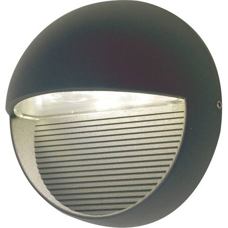 Außenleuchte Wandlampe Balkonleuchte LED Alu graphit IP54 Wandlampe Graten Hof (1/5)