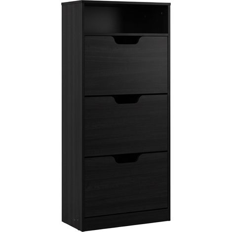 Neigbarer Schuhschrank mit verstellbaren Fächern