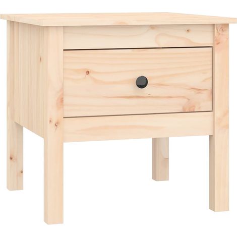 Maison Exclusive - Beistelltisch 50x50x49 cm Massivholz Kiefer