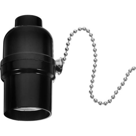 Douille avec interrupteur à tirette — un luminaire de plafond élégant et pratique, compatible avec diverses ampoules  idéal pour l'éclairage résidentiel et commercial. (1/5)
