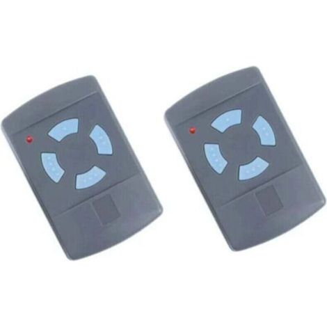 2er-Pack Sdre HSM4 868 MHz Garagentor-Fernbedienung mit 4 Tasten, Blau. Ersetzt Hörmann 868 MHz Sender: HS4, HSM2, HSP4, HS1, Tubauto HSM4 und HS4.