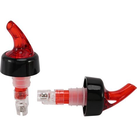 6 PièCes Mesure Verseur de Liqueur, Verseur de Liqueur Mesuré en Plastique Verseur de Chambre de Mesure Verseur de Bec Verseur pour Vin D'Alcool (1/4)