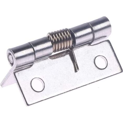 ZVD Charnières pour portes d'armoires 1 pièces 2 pouces de Long en acier inoxydable charnière à fermeture automatique coin ressort tirer porte charnière meubles armoire réparation matériel fournitures (1/4)