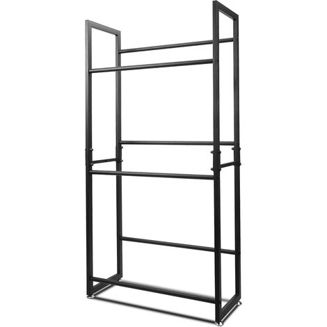 Randaco 1 pezzo Scaffale per Casse di Bevande 6 Casse Supporto per Bottiglie Scaffale su Piedi per Casse di Bevande 71x30x140cm