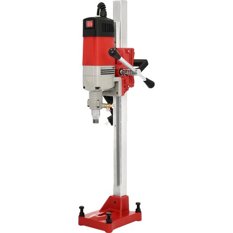 Machine de forage à cœur, moteur de 2300W, profondeur réglable jusqu'à 31,50 pouces, fonctionnement facile, niveau à bulle inclus, balais de charbon de rechange (1/5)