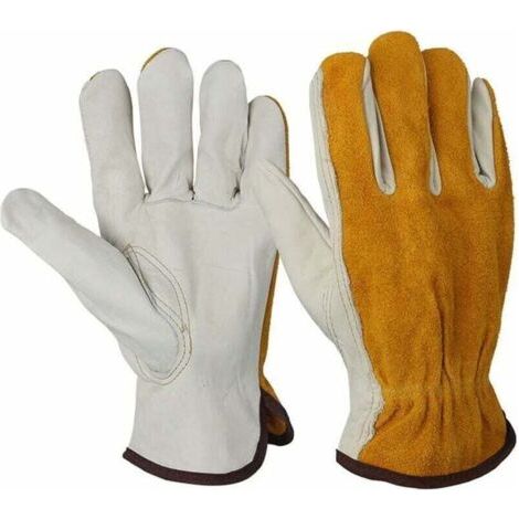 1 paire de gants (taille : M.18CM) de protection pour le soudage des mains au travail Professeur Epine résistant à la perforation jardinage résistant à l'abrasion (1/4)