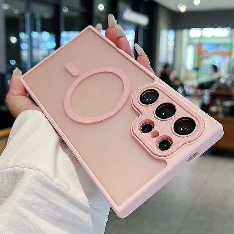 (Galaxy A17 Rose) Compatible avec les coques de protection Samsung, prend en charge la recharge sans fil magnétique MagSafe.