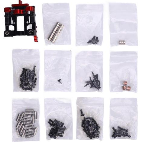 Kit outil changement tête extrudeuse – Guide bague navette fixations et vis accessoires imprimante 3D, impression (1/5)