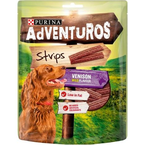 Purina Adventuros Strips Venison 90g PK6 - 263302