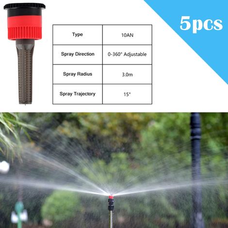 (B5Pcs-Chine continentale) 5 buses de rechange pour arroseurs escamotables, orientables de 0 à 360°, pour l'irrigation des jardins, parcs, fermes et pelouses. (1/5)