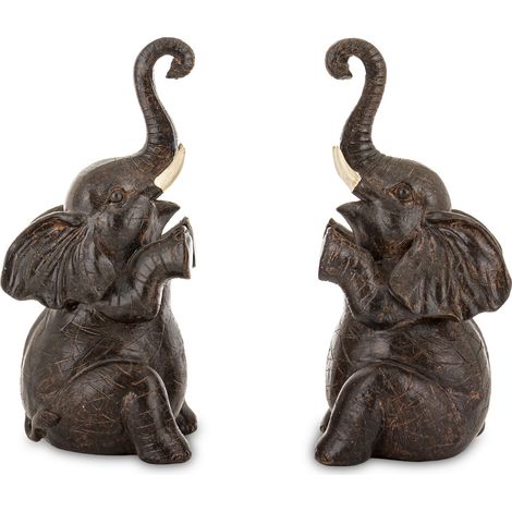 Statuetta decorativa Fermalibri marrone, oro 16x7,5x7,5 (1/5)